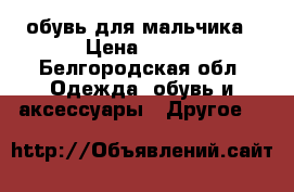 обувь для мальчика › Цена ­ 500 - Белгородская обл. Одежда, обувь и аксессуары » Другое   